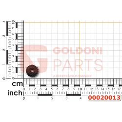 GOLDONI 00020013 DADO M6X11...