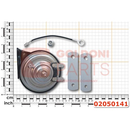 02050141 TROMBA TONO GRAVE L 12V GOLDONI