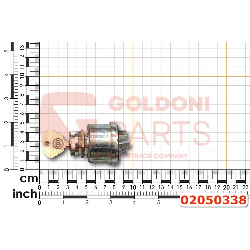 02050338 INTERRUTTORE AVVIAMENTO GOLDONI